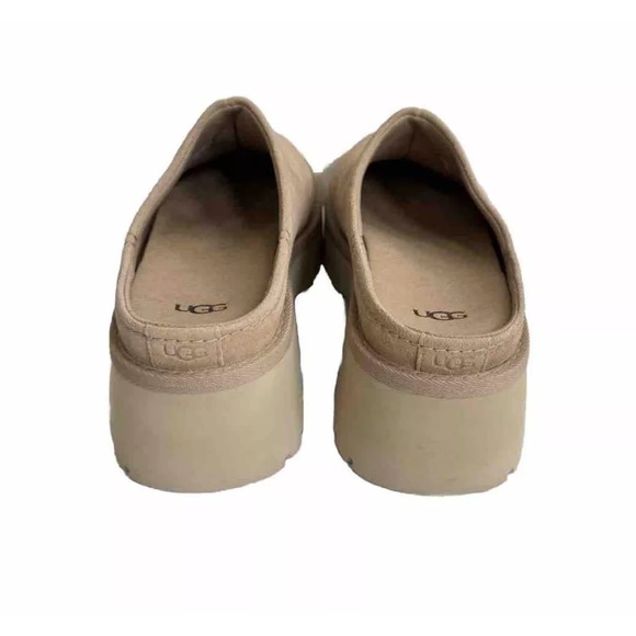 UGG NEW HEIGHTS CLOG SAND SLIP ON PLATFORM SANDALS - Picture 4 of 5
